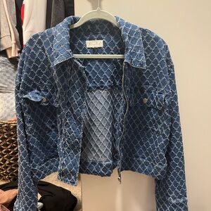 Marled Women’s Cropped Denim Jacket